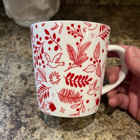 Starbucks Festive Red and White Mug 14 oz. - Picture 5 of 8